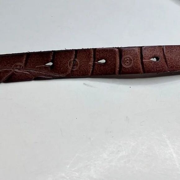 Scotch & Soda Amsterdam Couture Skinny Crocodile Leather Belt - Picture 3 of 11